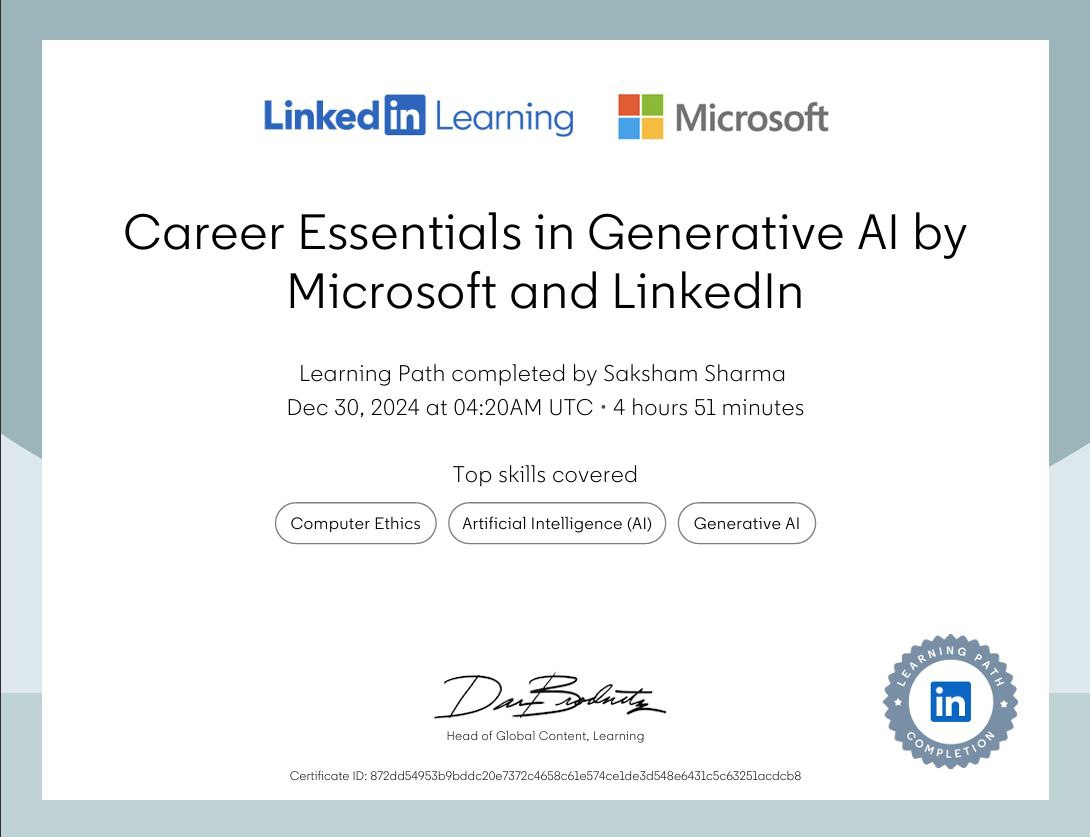 Python Data Structures Certificate
